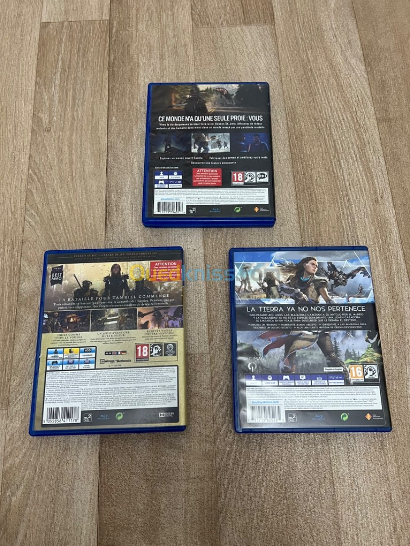 Jeux ps4 - horizon - elder scrolls - days gone