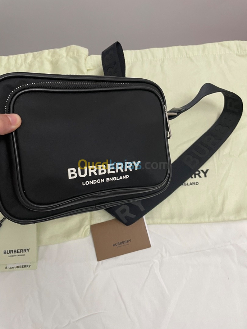 Burberry logo-print shoulder bag