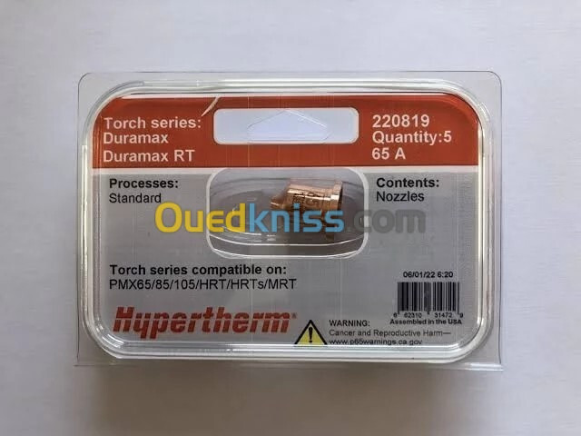 Consumable Plasma Hypertherm Electrode Et La Buse Produit Original