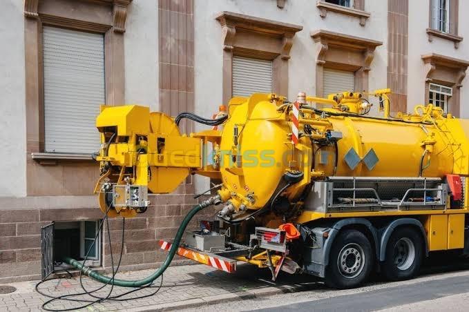 Camion vidange débouchage 