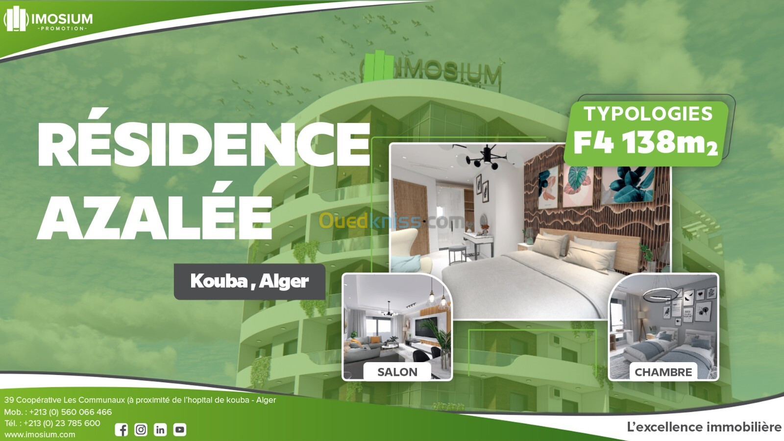 Vente Appartement F4 Alger Kouba