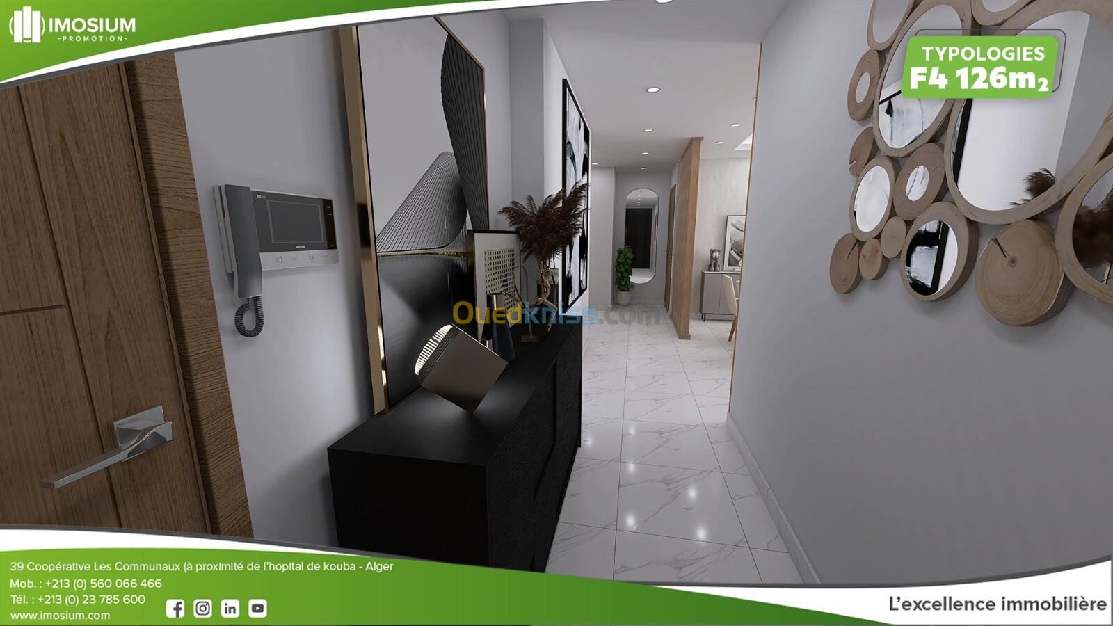 Vente Appartement F4 Alger Kouba