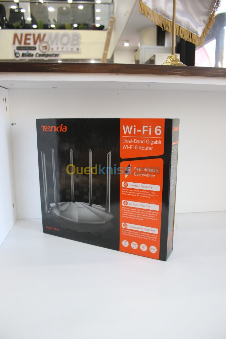 TENDA ROUTER DUAL-BAND GIGABIT WIFI6 