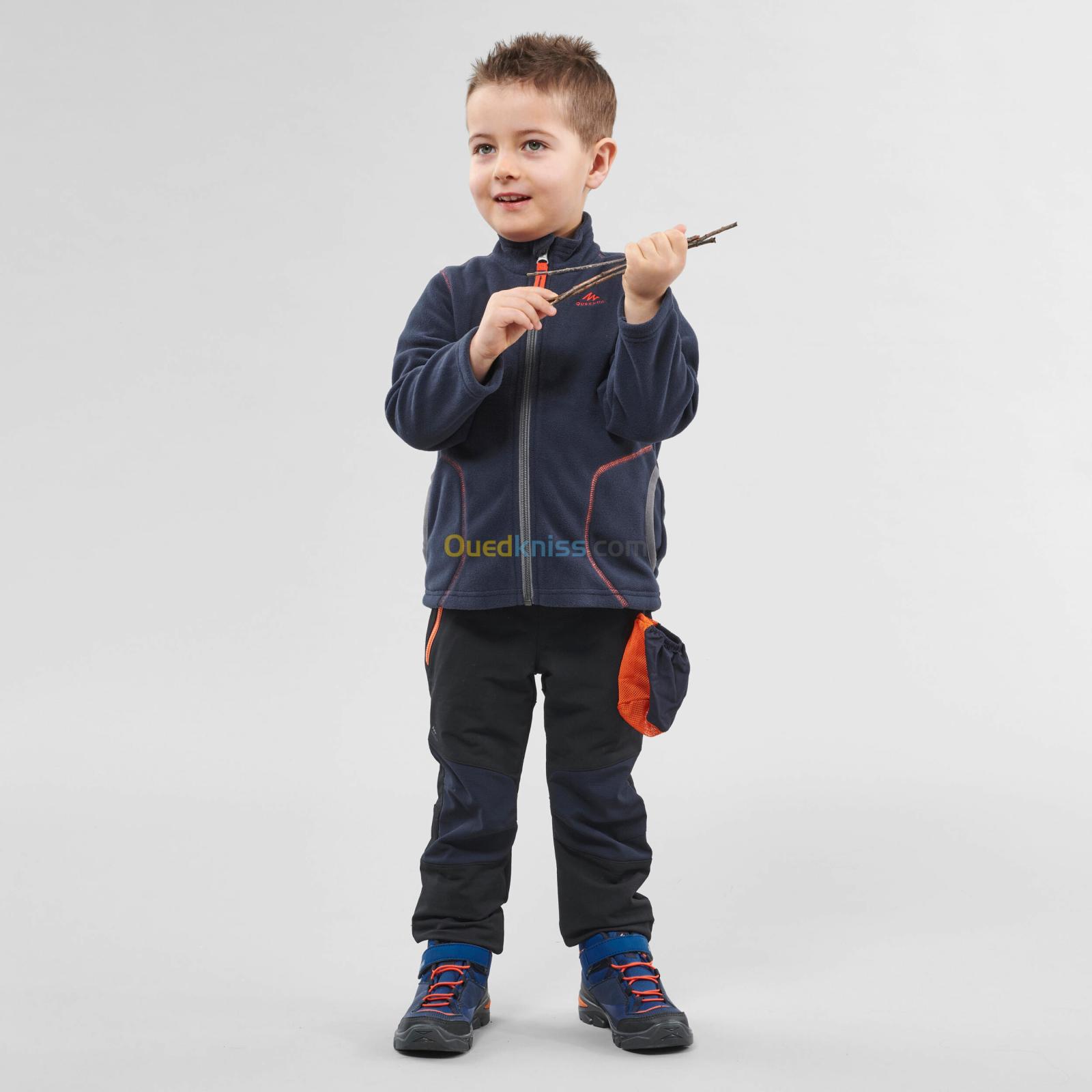 QUECHUA Veste polaire de randonnée - MH150 bleu marine - enfant 2-6 ans