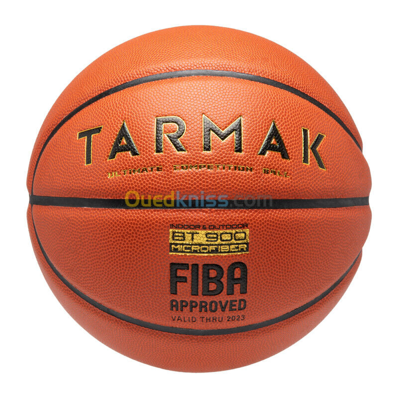 TARMAK Ballon de basket BT900 de taille 7. Homologué FIBA pour garçon et adulte