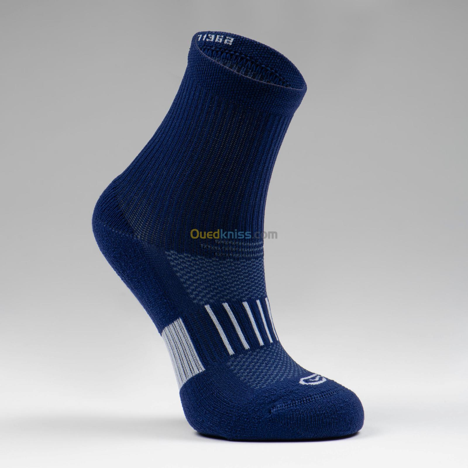 KIPRUN Lot X2 de chaussettes running Enfant -KIPRUN 500 MID bleue marine