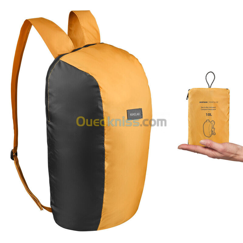 FORCLAZ Sac à dos pliable 10L - Travel