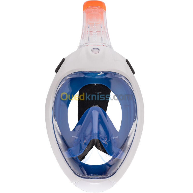 SUBEA Kit de snorkeling masque Easybreath 500 palmes Adulte - bleu