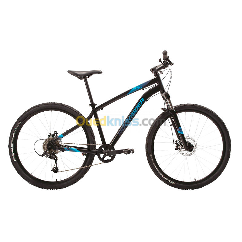 ROCKRIDER Vélo vtt randonnee st 120 noir bleu 27,5"