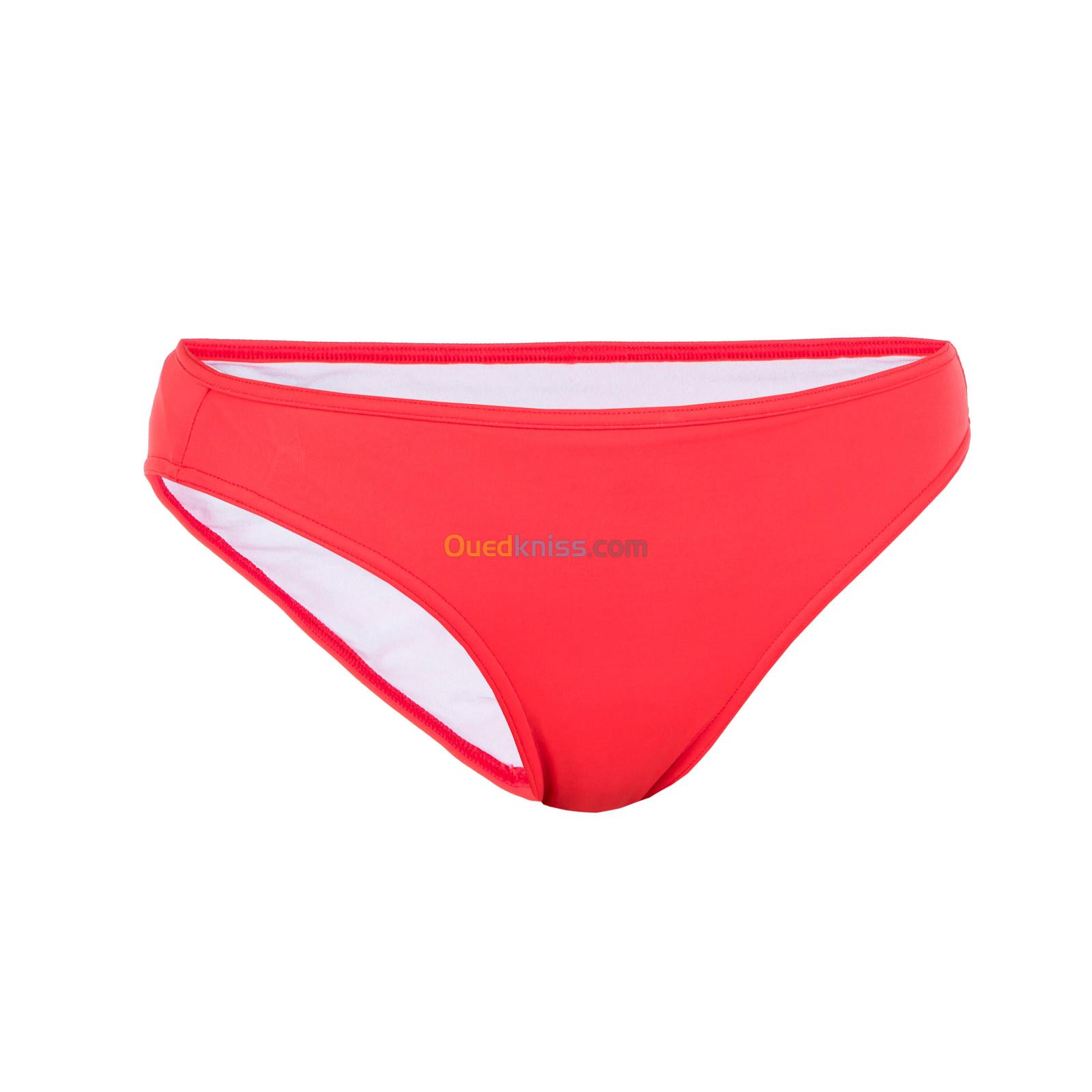 OLAIAN Bas de maillot de bain de surf forme culotte classique NINA ROUGE