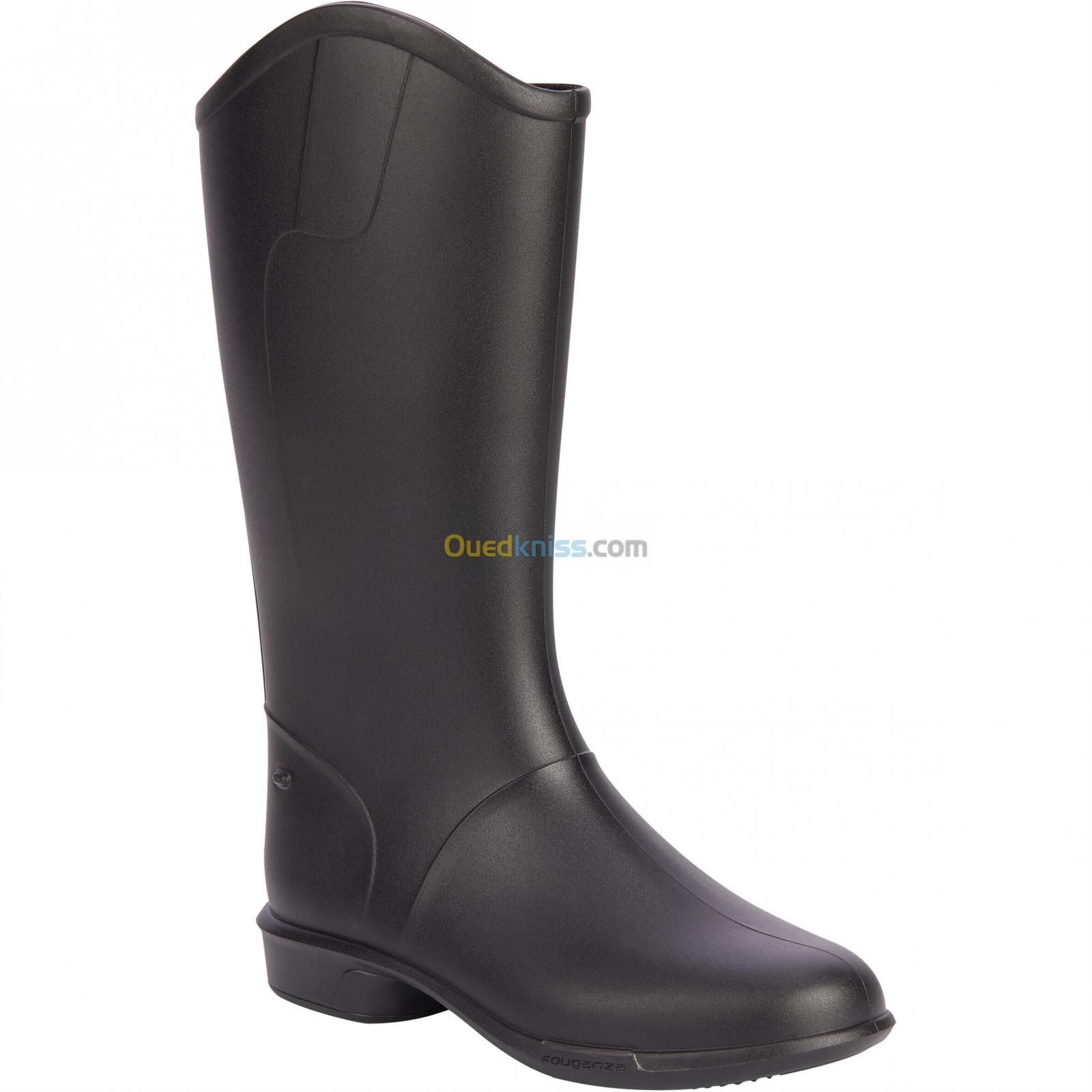 FOUGANZA Bottes équitation Enfant - 100 noires