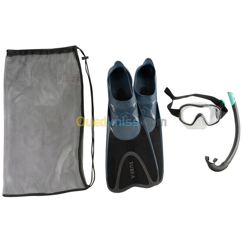 SUBEA KIT de snorkeling adulte palmes masque tuba SNK500