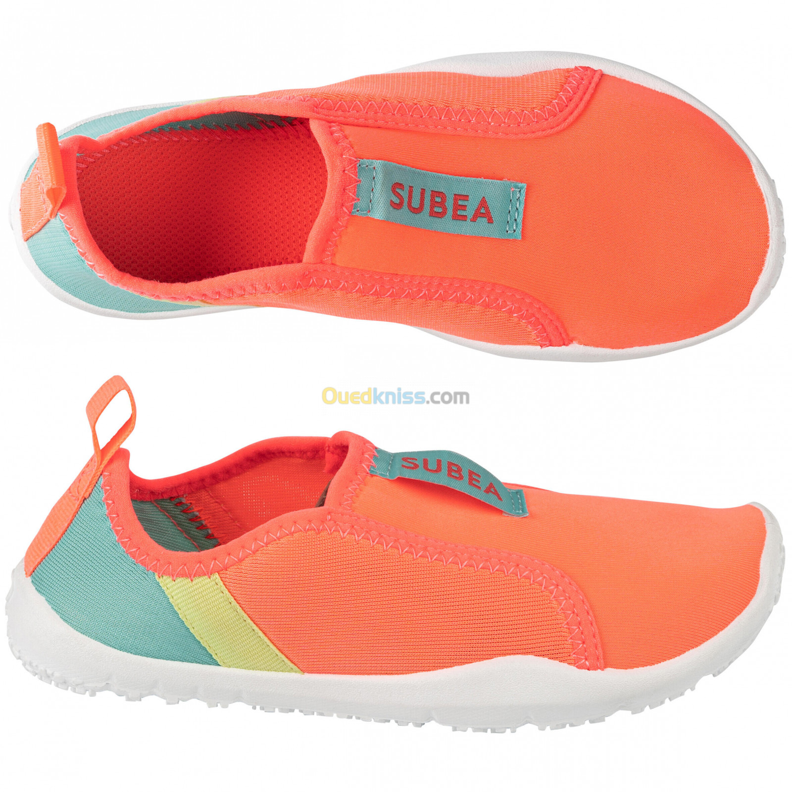 SUBEA Chaussures aquatiques élastiques Enfant - Aquashoes 120 Lagune