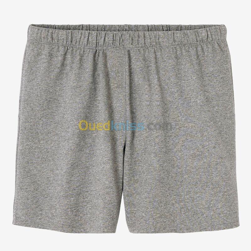 DOMYOS Short court Fitness Homme - 100 gris