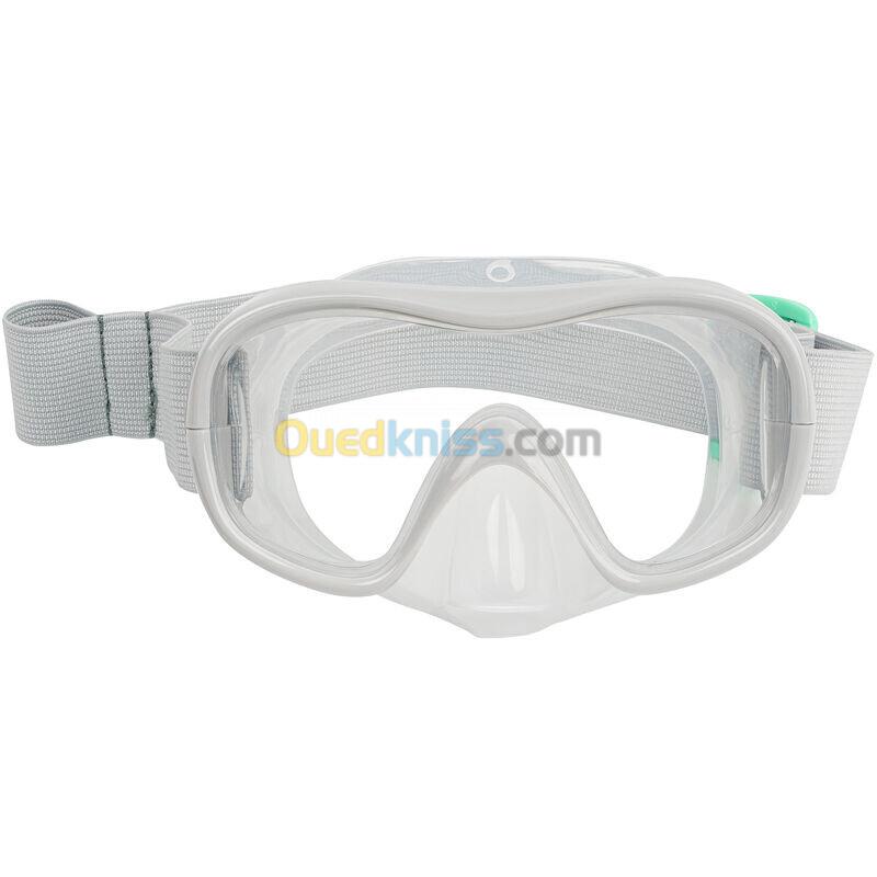 SUBEA Kit de snorkeling SUBEA Masque Tuba 100 JR Enfant Gris