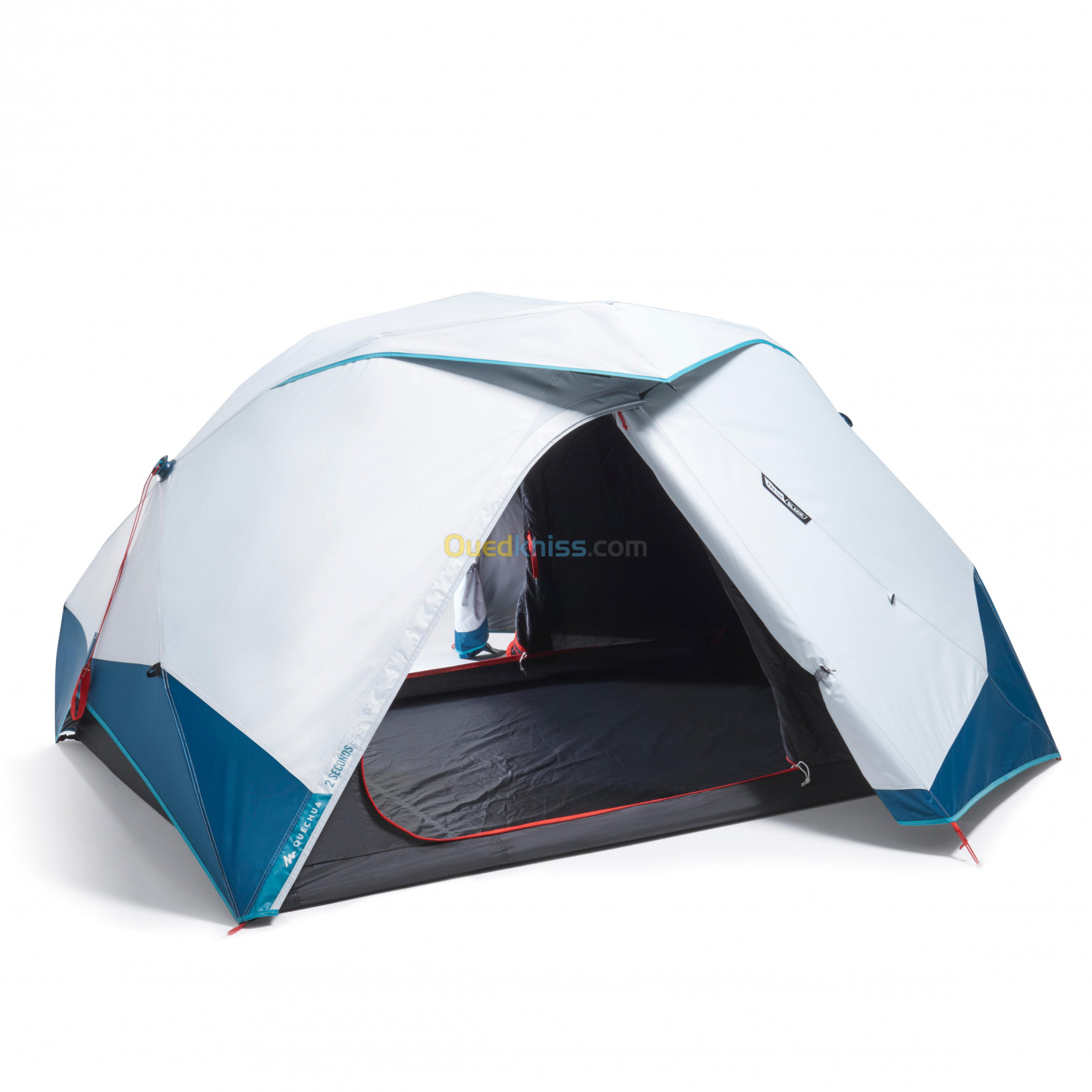 QUECHUA Tente de camping - 2 SECONDS EASY - 2 places - Fresh & Black