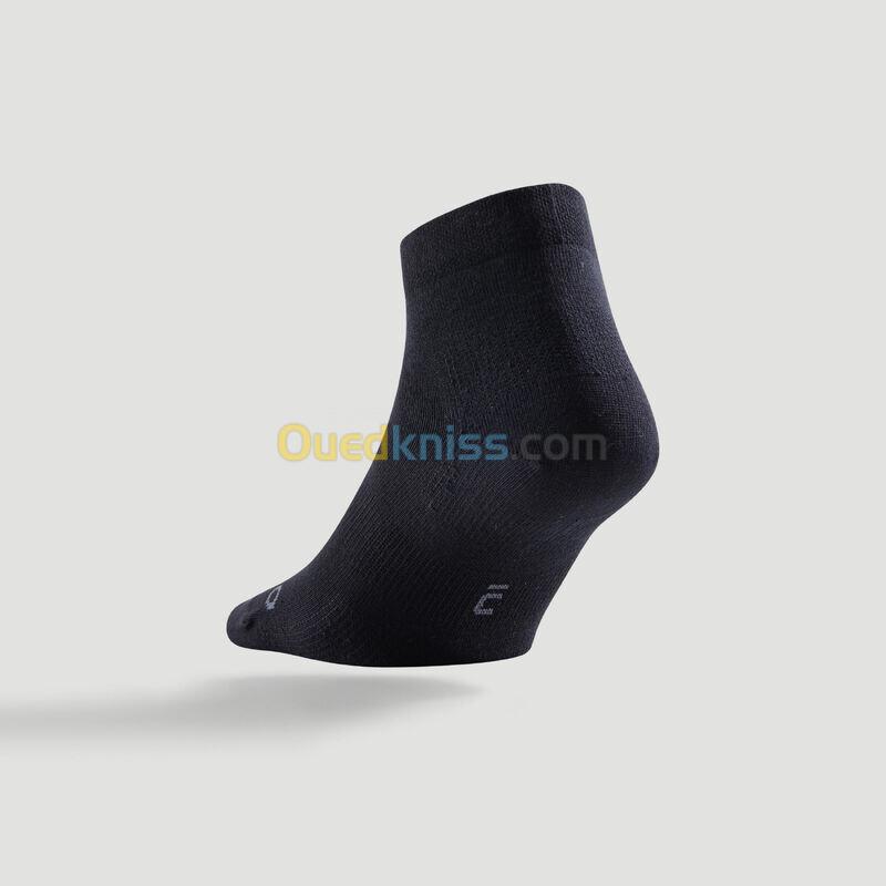 ARTENGO CHAUSSETTES DE SPORT MI-HAUTES ARTENGO RS 160 NOIR LOT DE 3