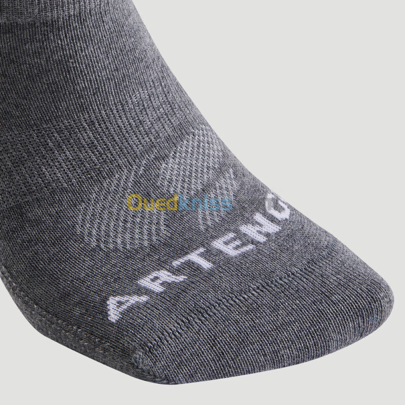 ARTENGO CHAUSSETTES DE SPORT BASSES ARTENGO RS 160 GRIS LOT DE 3