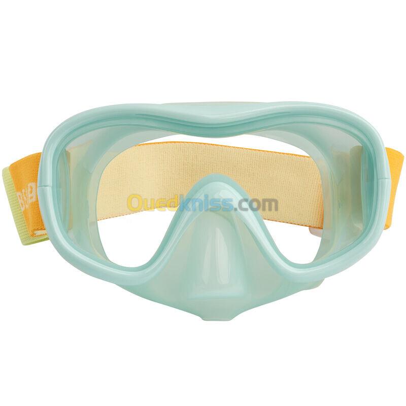 SUBEA Masque plongée Enfant - 100 Confort Menthe pastel