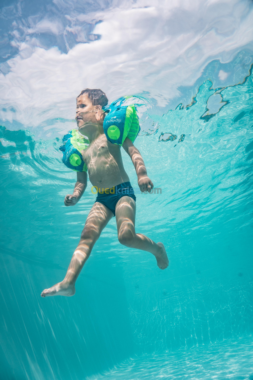 NABAIJI BOXER DE BAIN BEBE / ENFANT BLEU