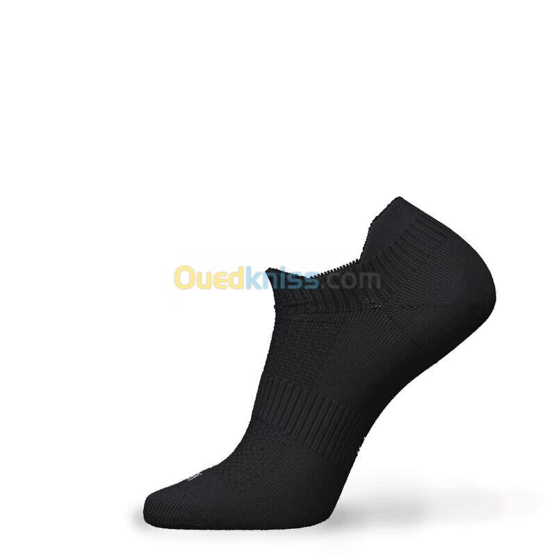 KIPRUN CHAUSSETTES DE RUNNING INVISIBLES RUN500 X2 NOIRES ECO-CONCUES