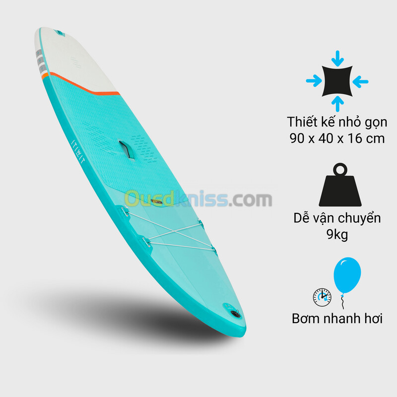 ITIWIT STAND UP PADDLE GONFLABLE DEBUTANT 10 PIEDS VERT