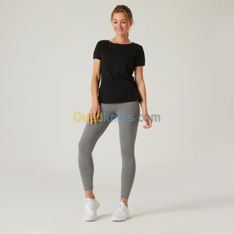 DOMYOS Legging 7/8 Fitness Femme - Fit+ gris