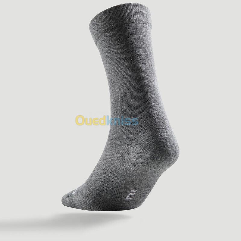 ARTENGO Chaussettes de Sport Hautes RS 160 x 3 - Gris