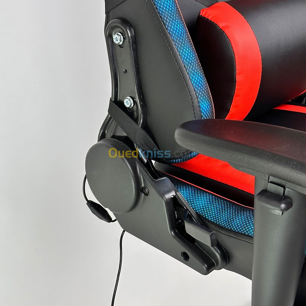 Chaise Gaming Professionnel avec Haut Parleur et Lumière RGB intégré