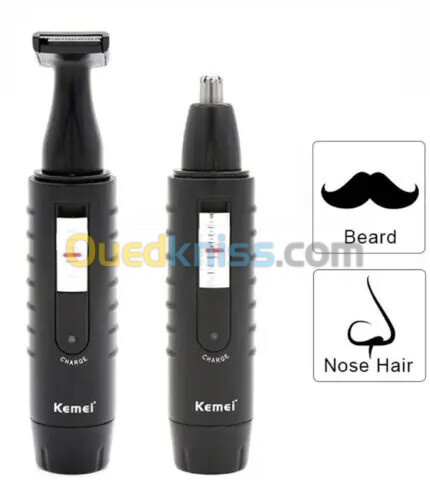 Kemei Tondeuse électrique rechargeable pour Nez et Barbe