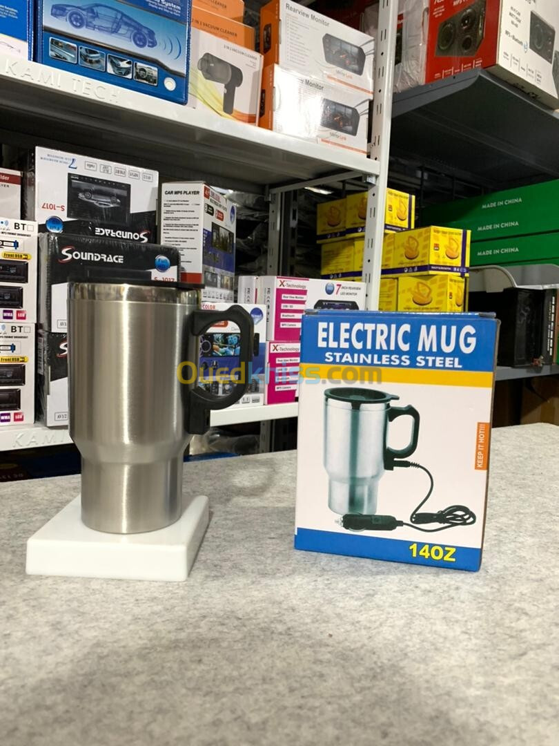 Thermos electrique chauffant pour voiture avec prise Allume Cigare Chauffe Eau,Thé,Café