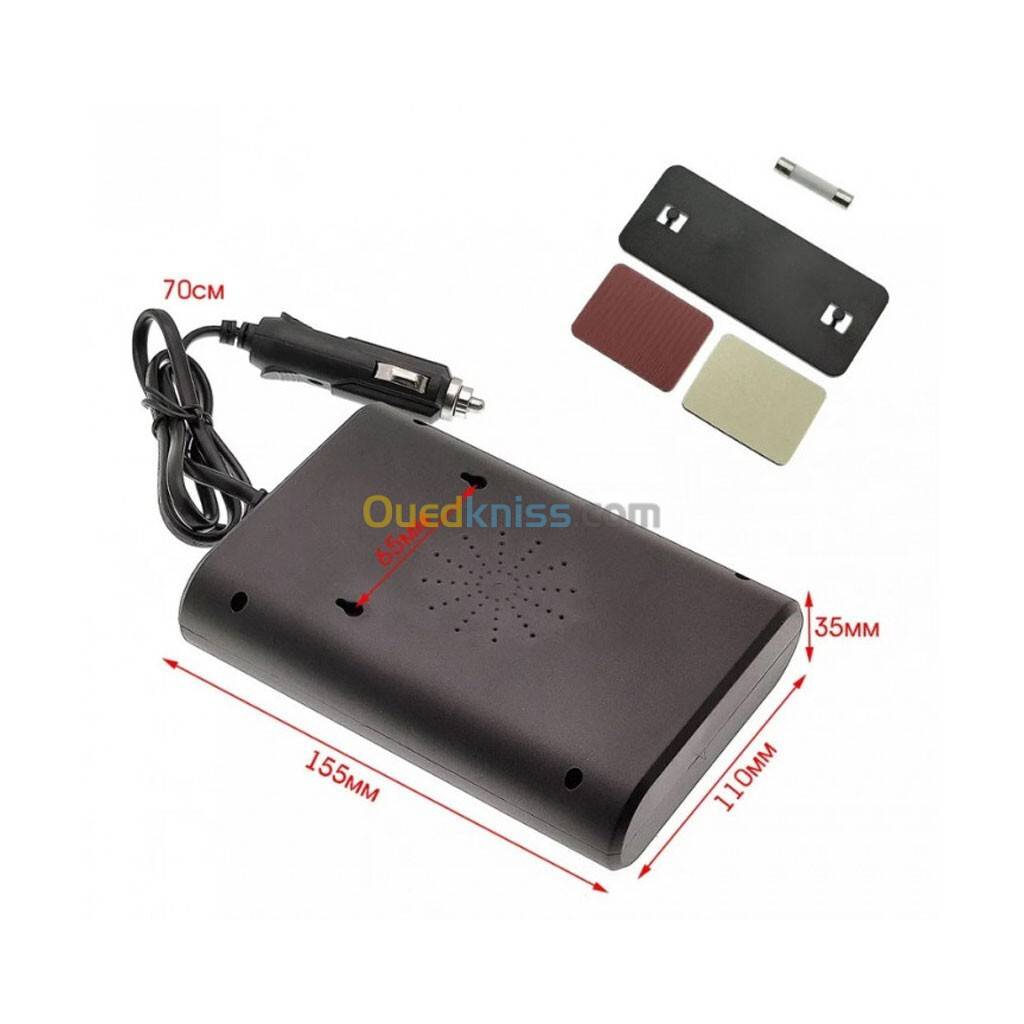 Olesson Onduleur de voiture 12v 220v,150w, 4 USB, 2 Type C