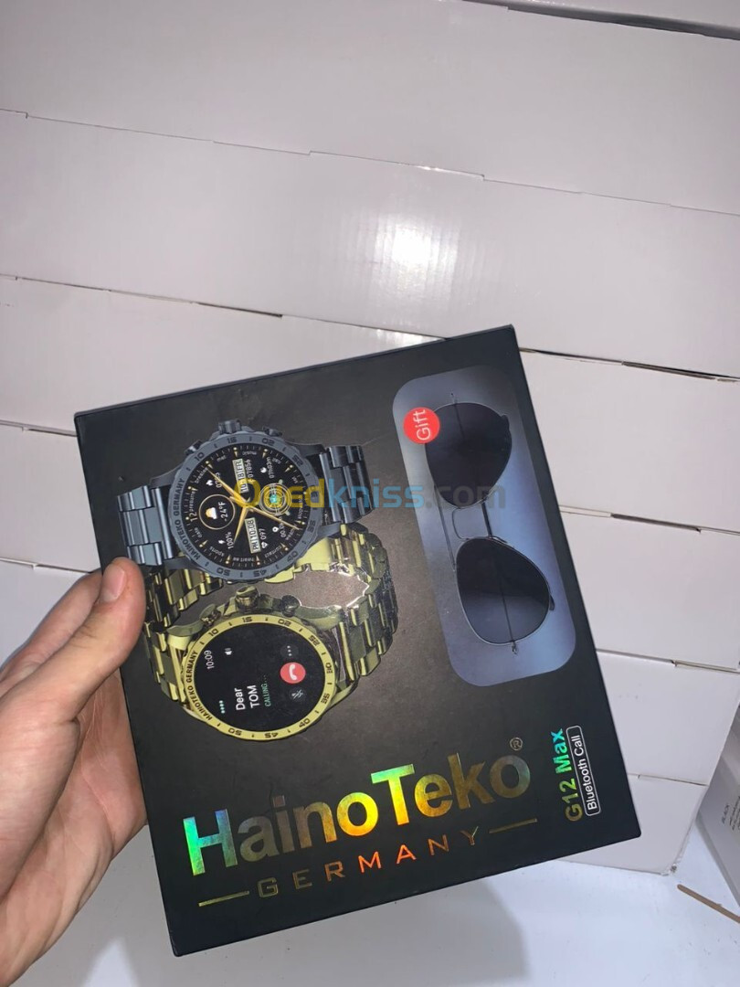 Haino Teko G12 Max Smartwatch avec 2 Bracelets et Lunettes