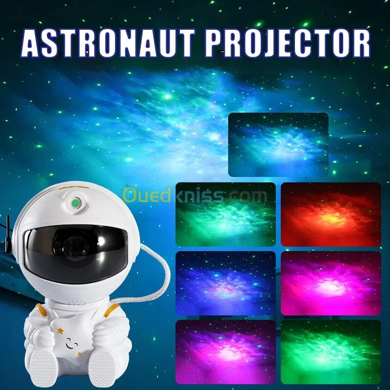 Projecteur LED Astronome Galaxy atmosphère étoilée مصباح رائد الفضاء