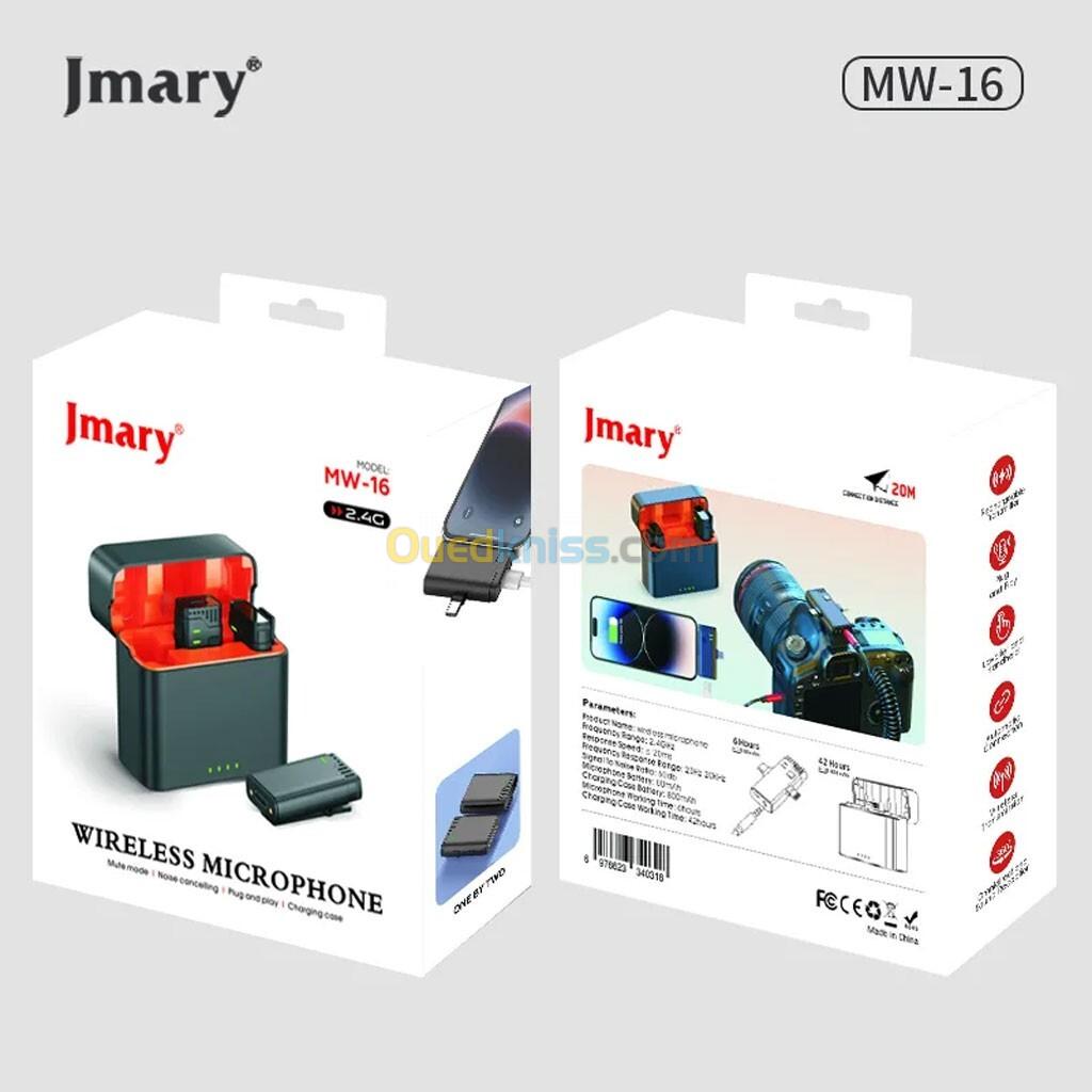 JMARY Microphone Sans-Fil MW-16 (2-TX)