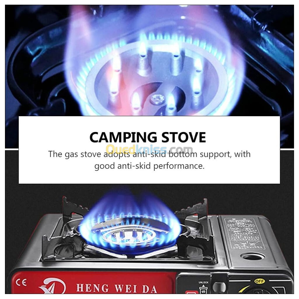 Réchaud à gaz de camping allumage automatique V2