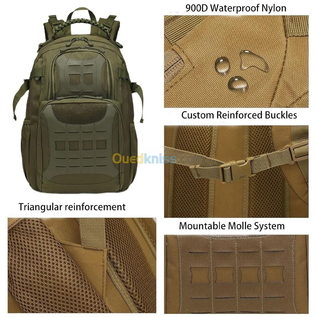 Sac à dos Tactique Militaire Molle Rucking 35 L JRD3