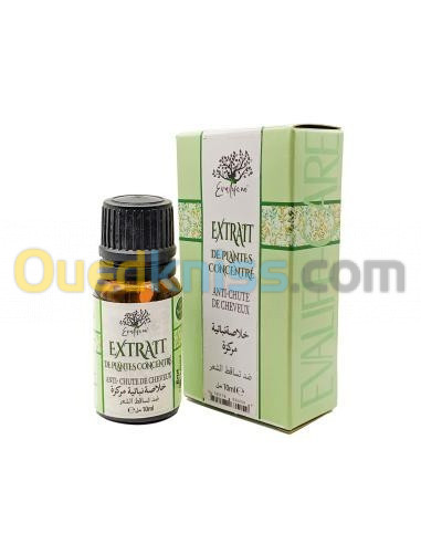 الخلاصة النباتية المركزة extrait anti chute 10 ml