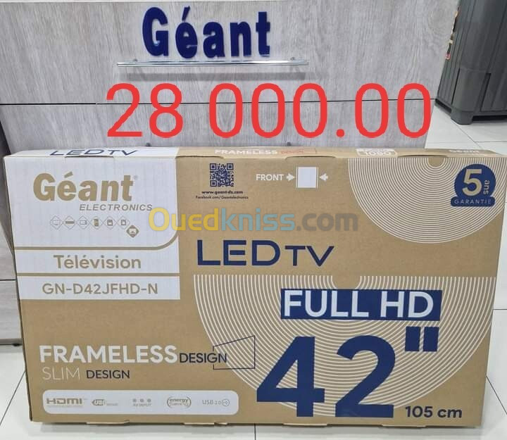 Led géant 42"