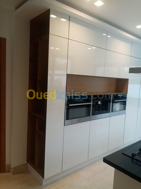 Cuisine équipée moderne sur mesure MDF ou HIGH GLOSS مطابخ مجهزة عصرية