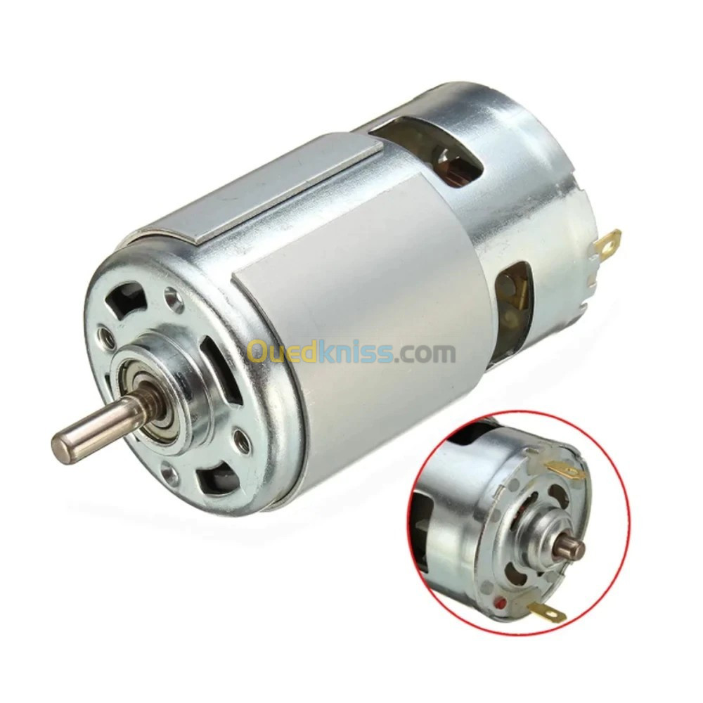 775 DC Motor DC 12V-36V 3500–9000 RPM Ball