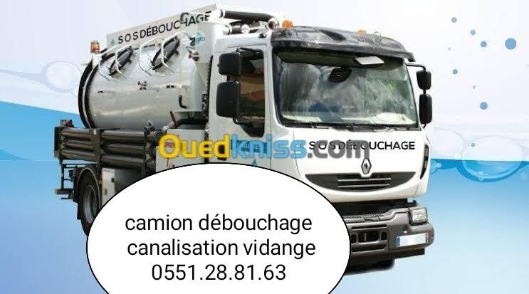 camion débouchage canalisation vidange 