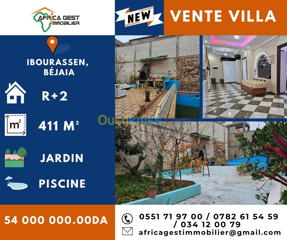 Vente Villa Béjaïa Bejaia