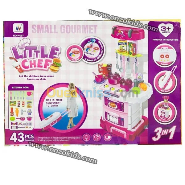 Cuisine pour fille Small Gourmet 3 in 1