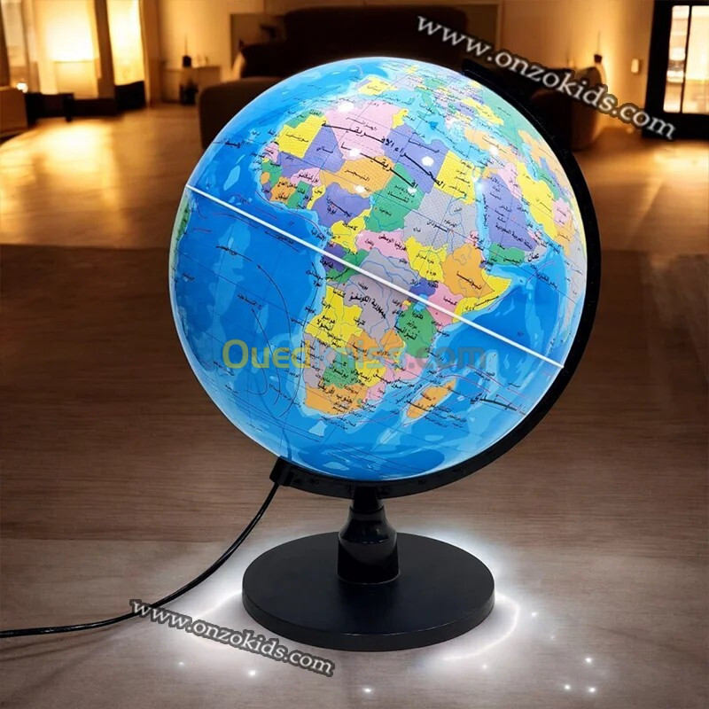 Globe lumineux en plastique pour enfants