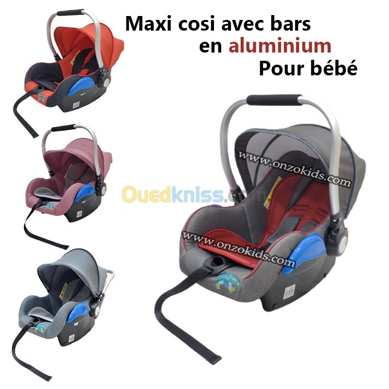 Maxi cosi avec bras en aluminium pour bébé | Mini pouce