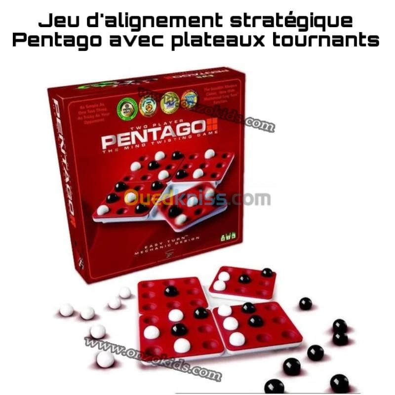  jeu de société Jeu dalignement stratégique Pentago avec plateaux tournants