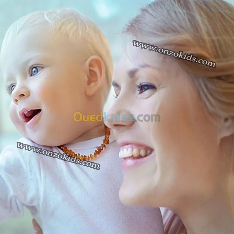 Collier de ambre pour bébé - AMBEROS