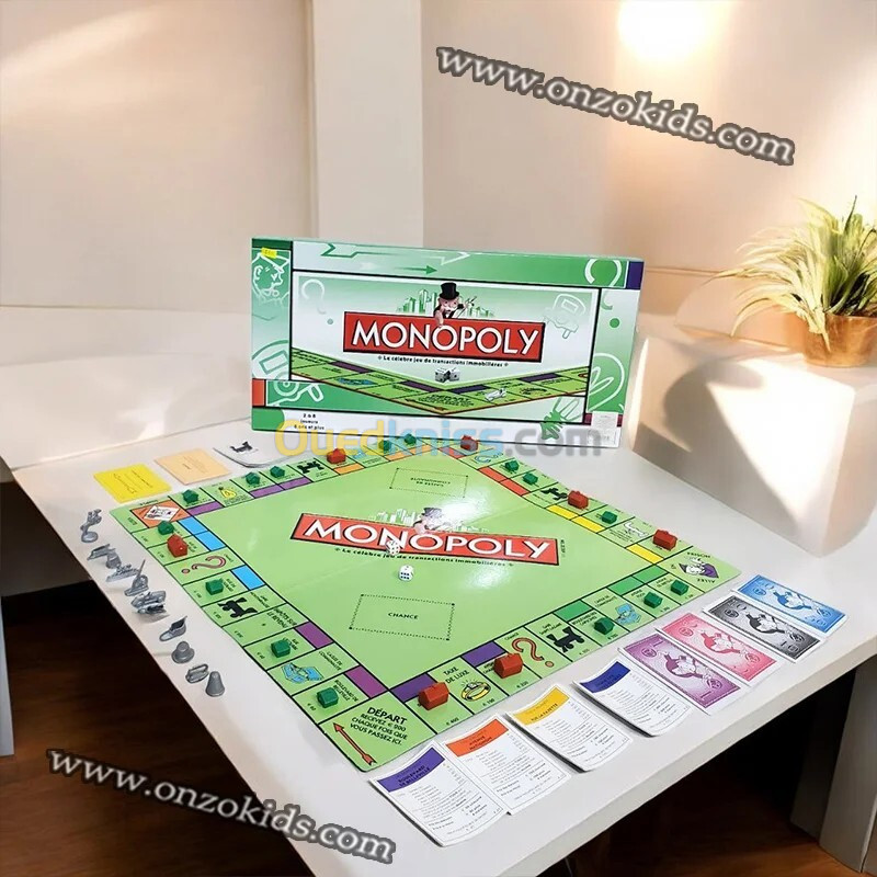 Jeu de société familial Deuxiéme choix Monopoly