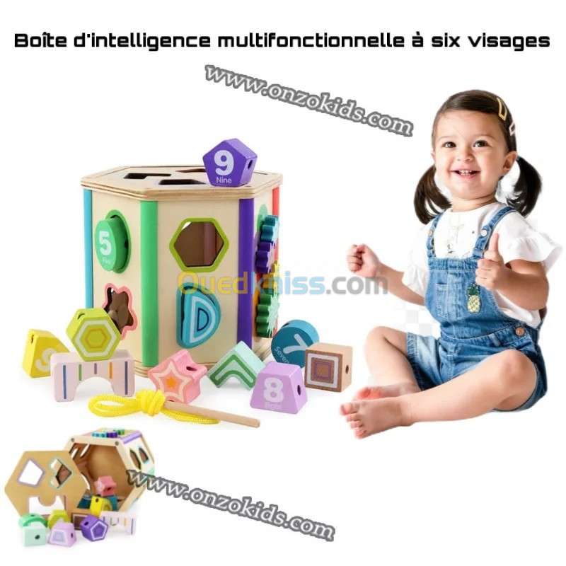 jeux éducatif Boîte dintelligence multifonctionnelle à six visages